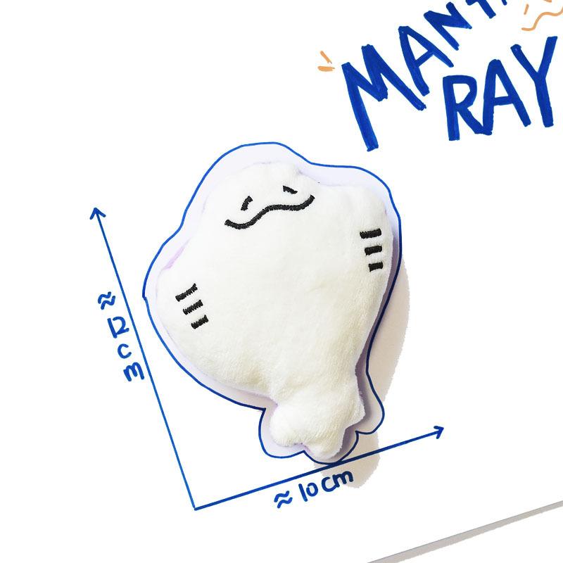 Mini Cute Ins Dog Toys Pet Plush Sound Toys Dogs Accessories Interactive Entertainment Shark Turtle Whale Dog Toys Pet Supplies