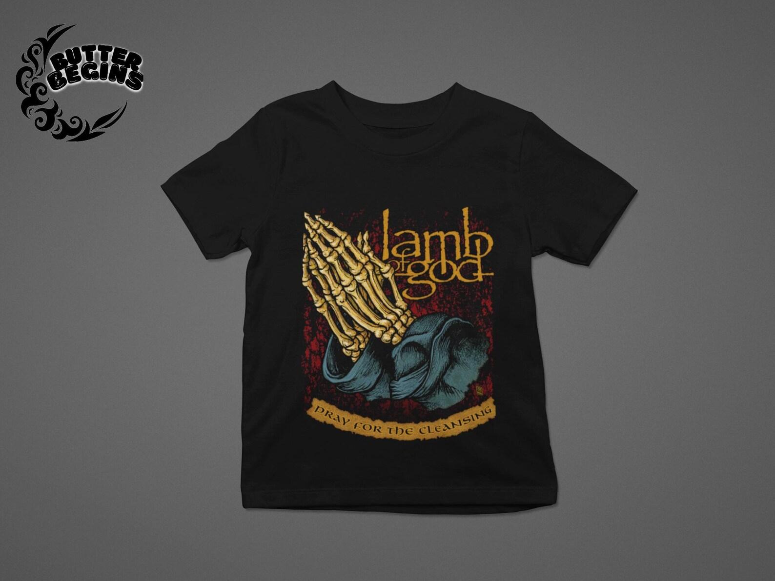 Lamb Of God T-Shirt, Groove Punk Hardcore Alternate Band Merch T-Shirt S