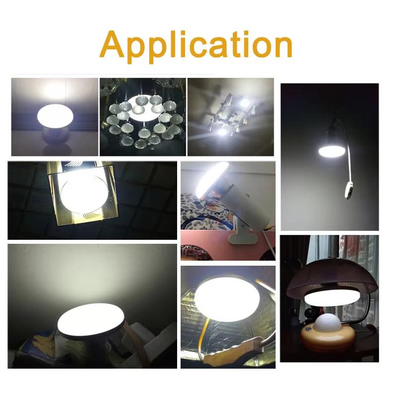 20W Indoor Lighting Flying Saucer Light 6500k Ceiling Lamp Garage UFO Lamp LED Bulb 220V E27 Base Household Energy Saving Lamp