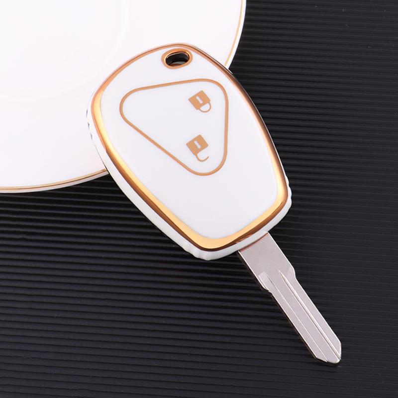 2 Buttons New Tpu Remote Key Fob Case Cover For Renault Megane Modus Espace Laguna Duster Logan Dacia Sandero Fluence Clio Kango
