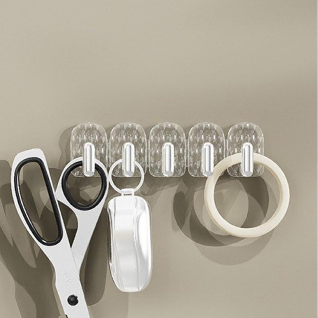Adhesive Hooks For Wall-Mounted Jewelry Display Rack No Drilling Required Hanging Wall-Mounted Necklace Rack Instagram- Jewelry Display Stand