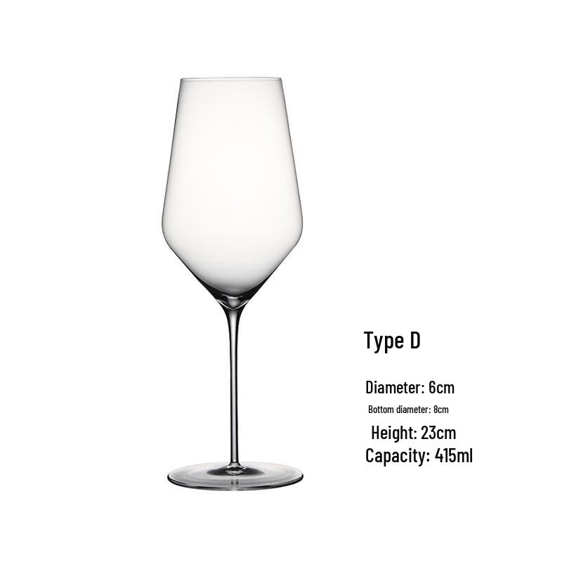 Handmade Crystal Glass Bordeaux Wine Glass