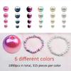 1890Pcs Jewelry Making Bead DIY Crafts Elegant Spacer Beads with Holes DIY Bead