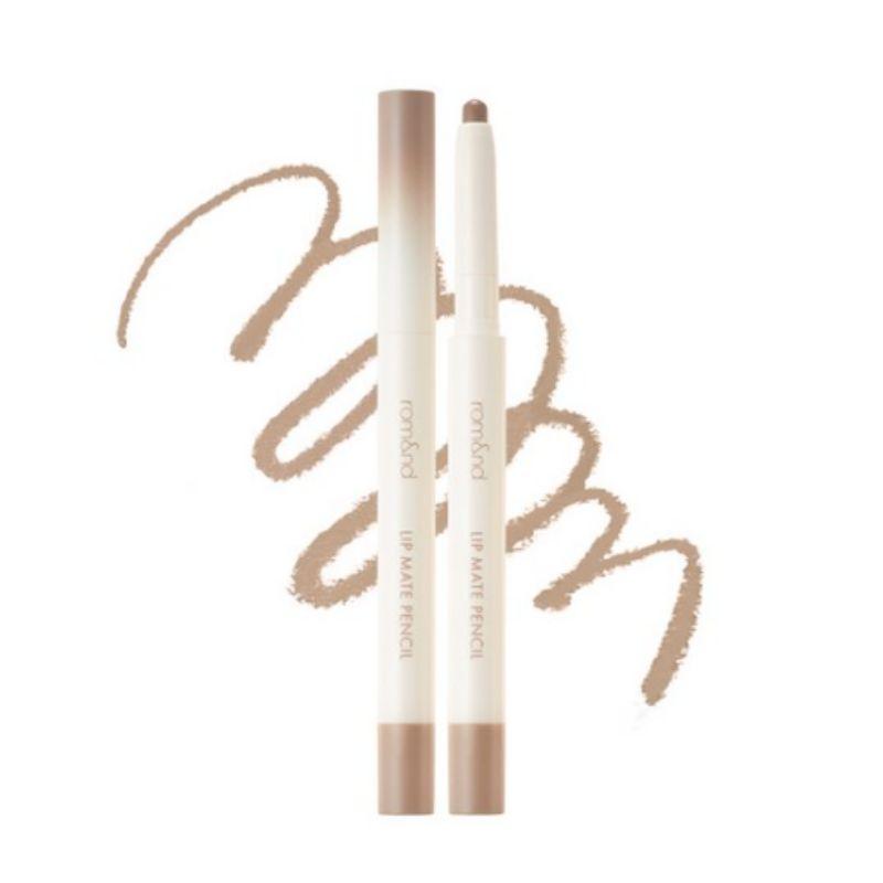 Rom&nd Lip Mate Pencil 0.5g Natural Lip Contour & Overlip Defining Pencil for Fuller-Looking Lips
