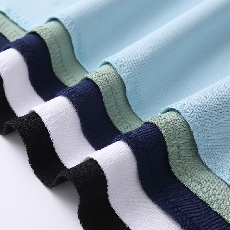 2026 Summer New Polo Shirt High Quality Cotton Men's Short Sleeve Breathable Top Business Casual Polo-shirt for Men