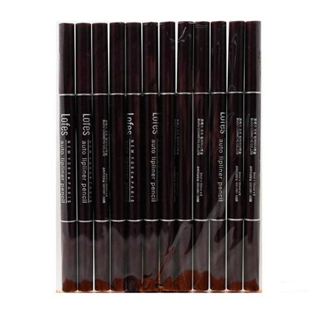 Lofes QHNRKTLL Lip Liner Lip Pencil Basic Purple 12-pack