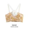 Spring 2025 Women's European & American Fashion Floral Jacquard Top