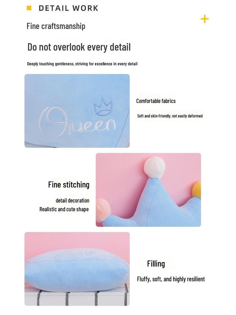 Star Series Sun Moon Cloud Rainbow Plush Throw Pillow & Cushion for Kids' Rooms