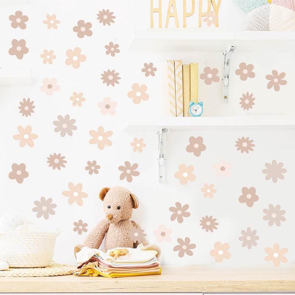 Watercolor Flowers Wall Stickers DIY Wall  Art New Decorative Decals  Home Decoration