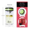 Xinuo Double-Wall Portable Glass Tumbler
