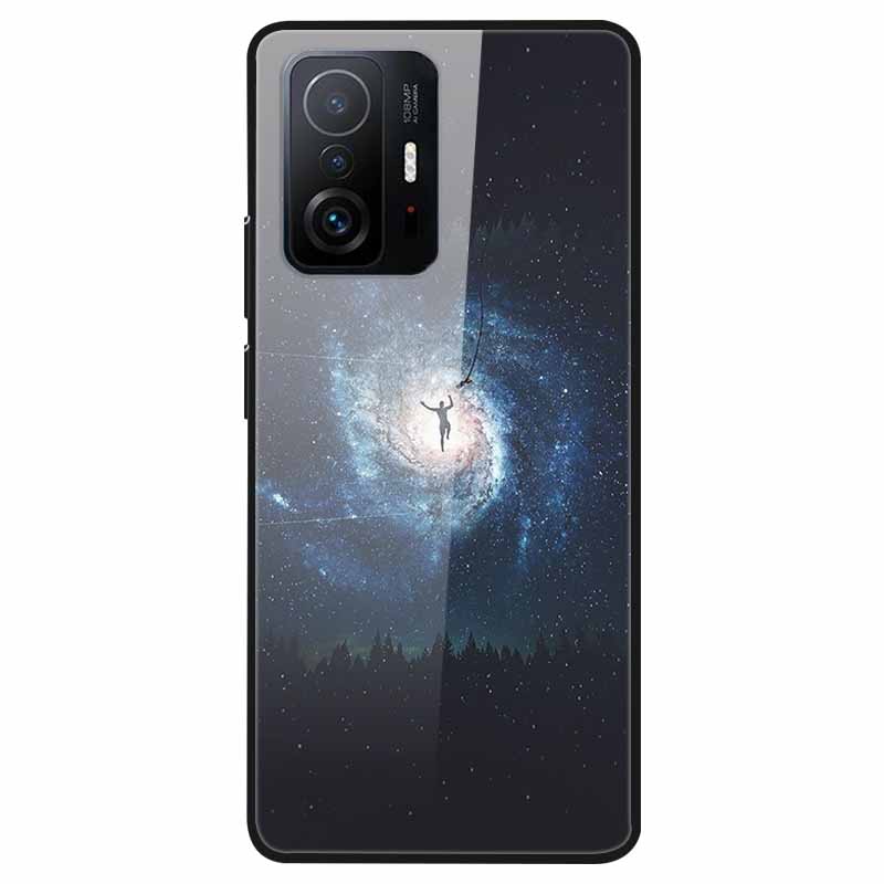 For Xiaomi 11T Tempered Glass Case Soft Bumper Hard Funda For Xiaomi mi 11T Pro Phone Case 11 T 11T Pro 11TPro Back Cover Shells