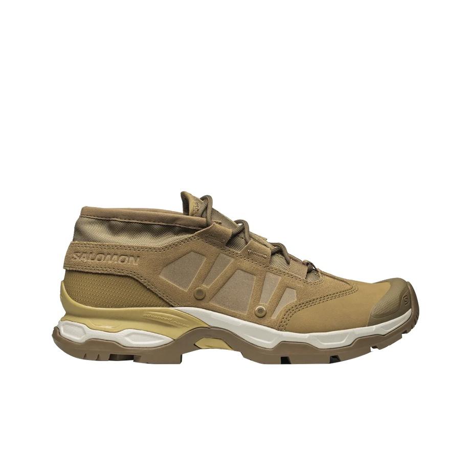 SALOMON Jungle Ultra Low Advanced Dull Gold Kangaroo Men Sneakers Brown Safari L47130800