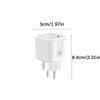 New EU Smart Plug 16A Power Monitor Smart Socket Remote Voice Control Timer Function Power Outlet Smart Home