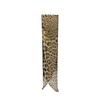 NINA SOLOR Leopard Print Silk Georgette Long Scarf