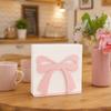 Bow Napkin Holder Metal Dispenser Centerpiece Tissue Paper for Living