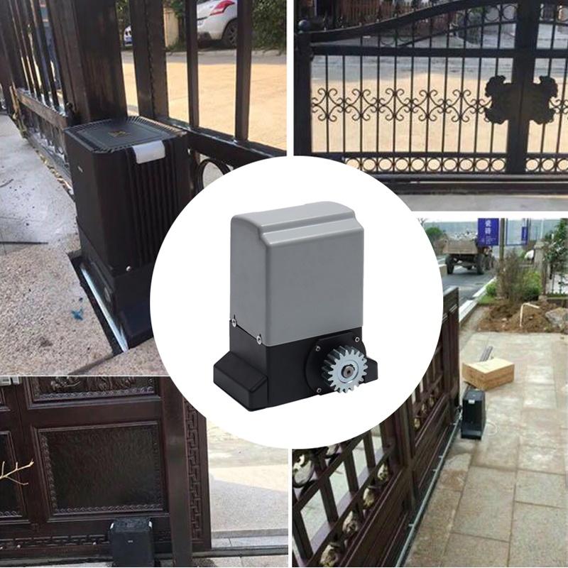 750W Electric Remote Control Sliding Door Machine Flat Door Motor Villa Door Electric Gate Opener with 2 Remote Control