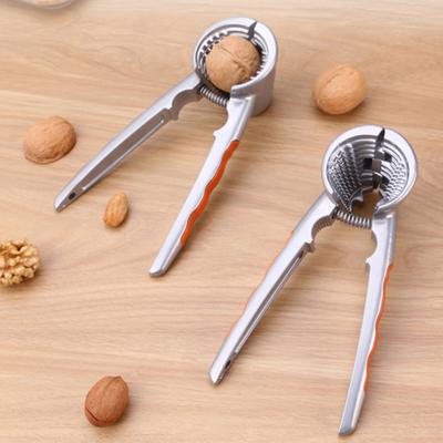 Walnut Shell Opener Portable Anti-splash Open Nuts Aluminum Alloy Nut Sheller Clip Hazelnut Crack Tools Kitchen Accessories