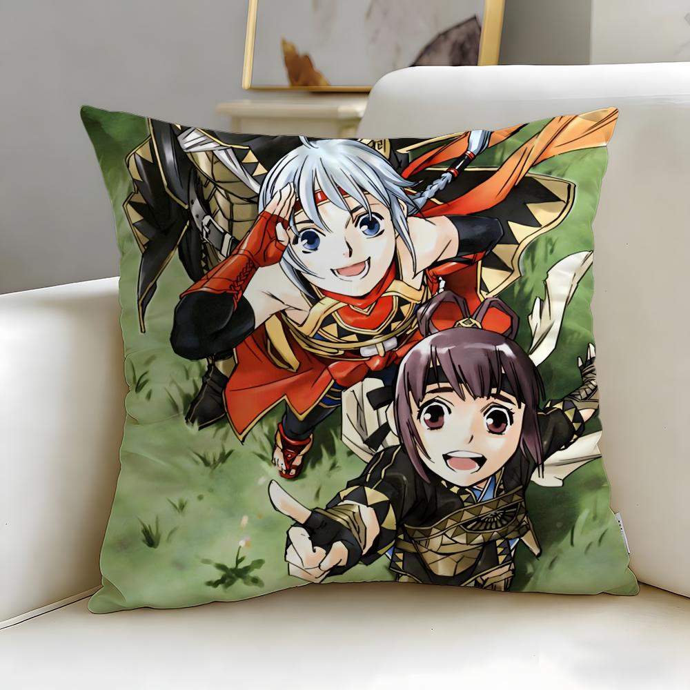 classic game Genso Suikoden Cushion Cover Soft EasyWash Pillow Case Versatile for Couch Bed Travel and Office