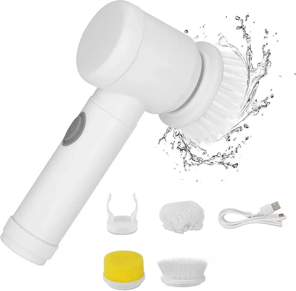 Multi Functional Handheld Wireless Electric Cleaning Brush, Kitchen Dishwashing Brush, Bathroom Sink Tile Electric Cleaning
