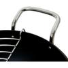 Nitori Stove Compatible Tempura 8942016 (NITORI) IH/Gas Double-Handled Pot, Black, 22cm,
