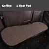 Flax Car Seat Cover Protector Linen Front Rear Back Cushion Protection Pad Mat With Storage Bag for Auto Interior Truck Suv Van