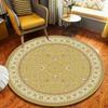 Premium Border Circular Carpet Bohemian Ethnic Style Rug Indoor Bedroom Living Room Soft Decorative Door Mat
