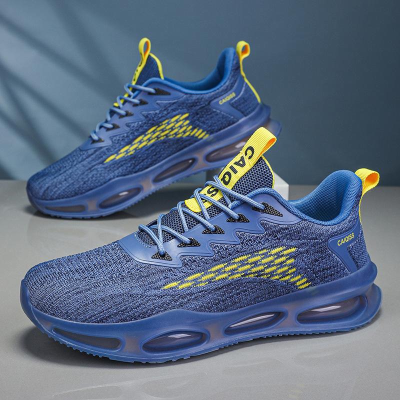 Men's sports shoes spring new fly-woven shoes fashion casual running shoes men's shoes