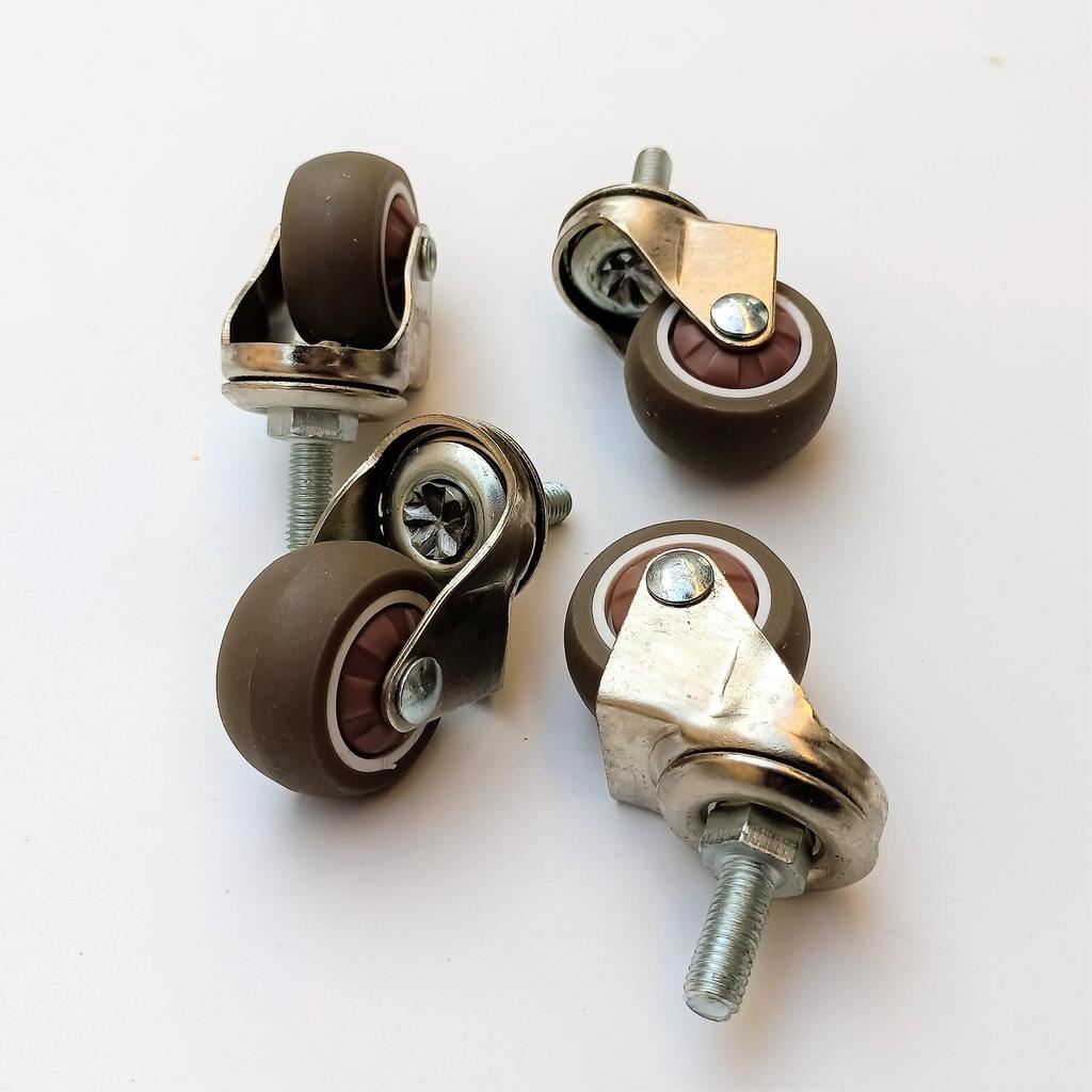 TPR Medical Swivel Wheel: Silent, Light-Duty, Elastic Caster for Furniture