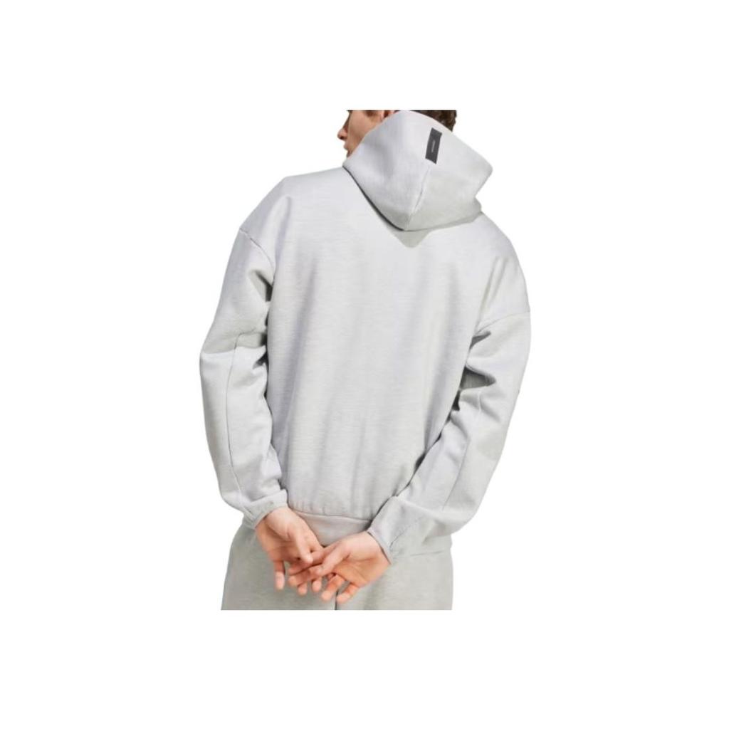 Adidas Z.N.E. Full-Zip Hooded Track Jacket Men Jacket Medium-Gray JF2450