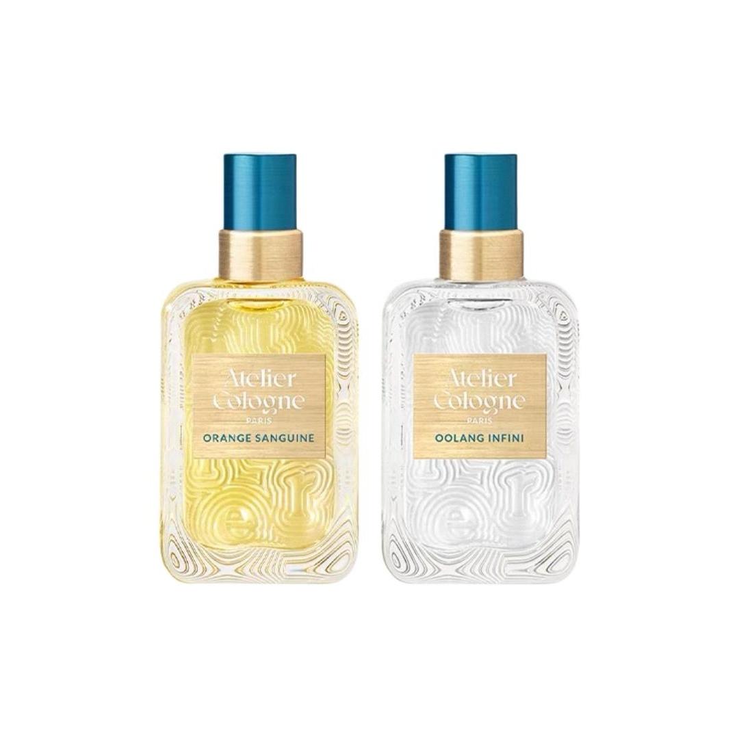 Atelier Cologne Fiery Orange Light Infinite Oolong Набор пробников парфюма Набор из двух штук Туалетная вода EDP 9ml*2|Shopping Bag Not Included