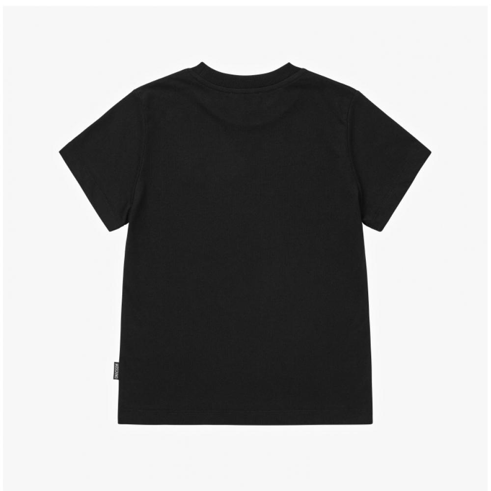 Moschino Htm04k Laa10 60100 Teddy Bear Logo Patch Kids Short Sleeve Tee