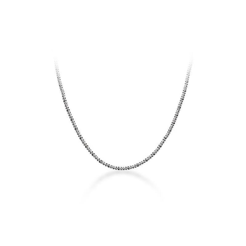 Collier pendentif tempérament Gypsy plaqué chaîne unie étincelante simple chaîne de clavicule polyvalente pour femmes