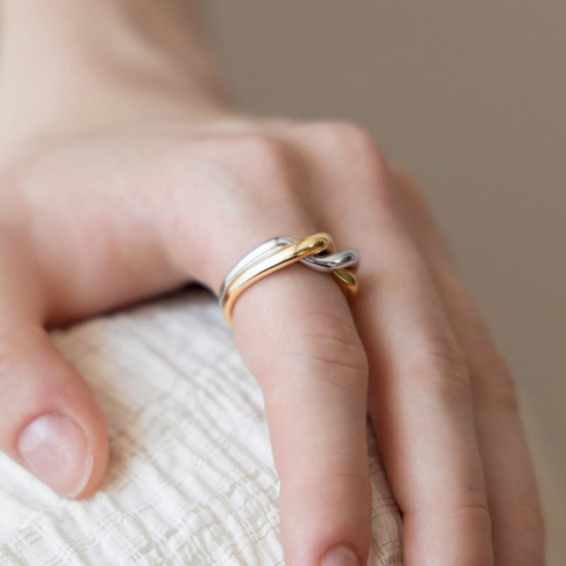TATIANA Dual Twist Ring CR1888