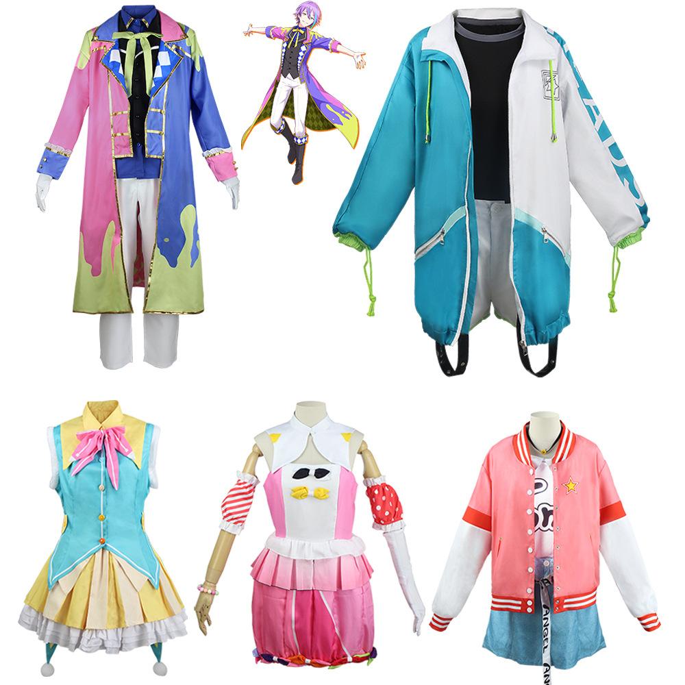 Colorful Sekai Project Stage Ootori Emu Cosplay Miku Performance Dress Costume