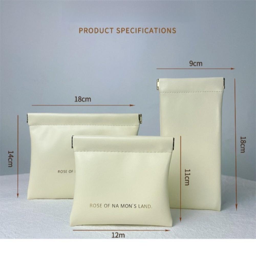 Fashion With Inner Bag Lipstick Makeup Bag Portable Mini Jewelry Handbag Simple PU Key Small Bags for Women Girls