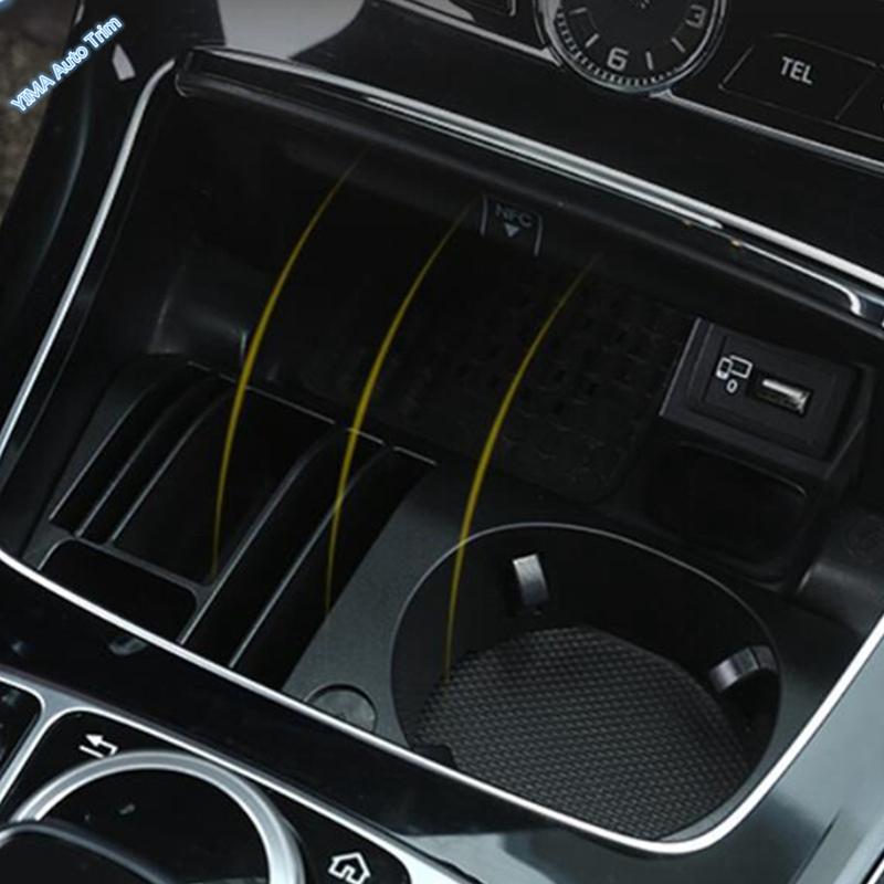 Auto Styling Innentür & Zentraler Stauraum Palette Armlehnenbehälter Box Abdeckung Kit Für Mercedes Benz E-KLASSE W213 2016 -