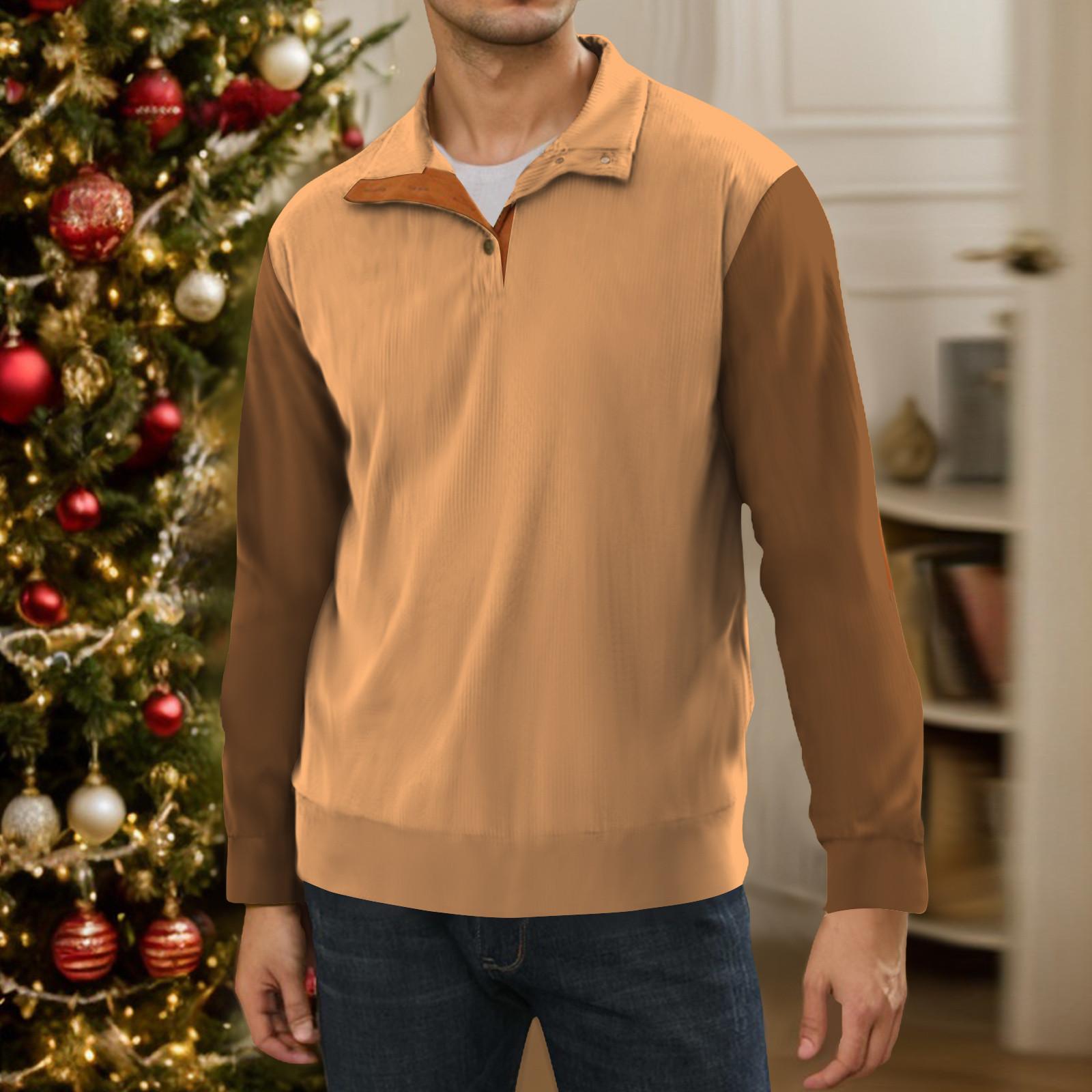 

3-Button - Мужская толстовка с воротником-стойкой, повседневная толстовка с капюшоном и пряжкой XXXL