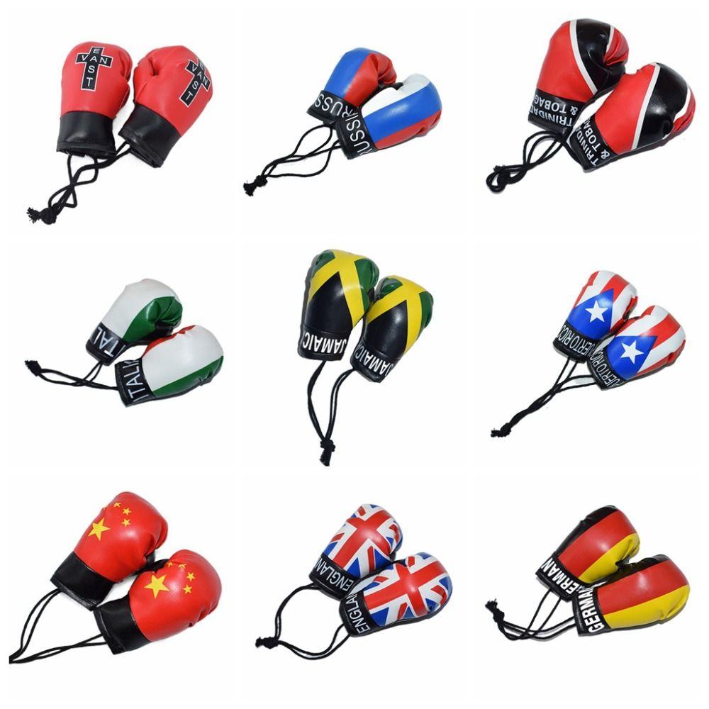 1 Pair Hanging Boxing Gloves Pendant Leather Mini Boxing Gloves  Girls Gifts