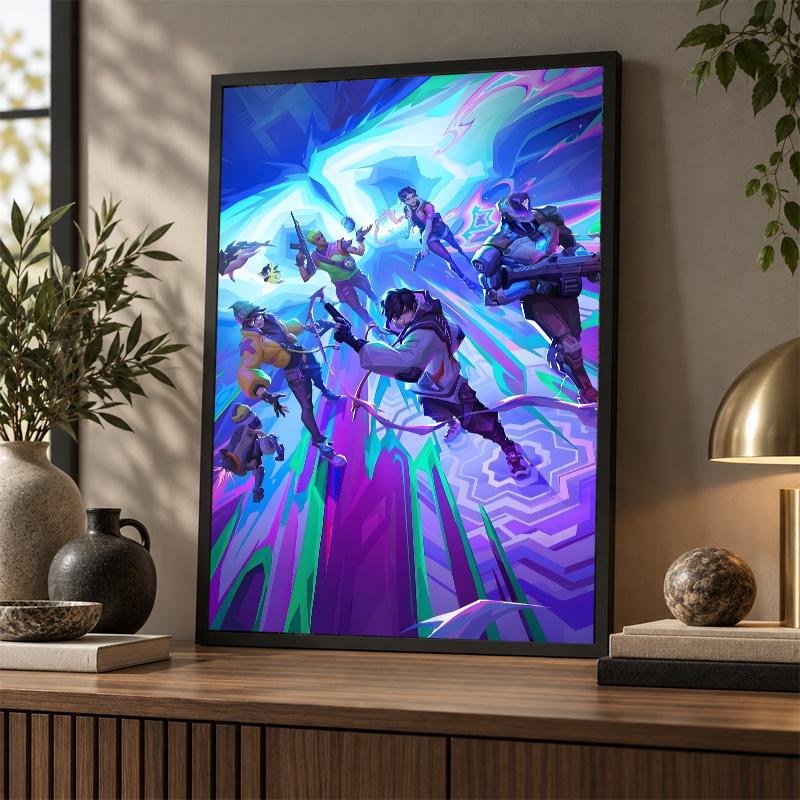 Valorant Diamond Painting Kit 5D Full Drill DIY Diamond Mosaic Wall Art Home Decor