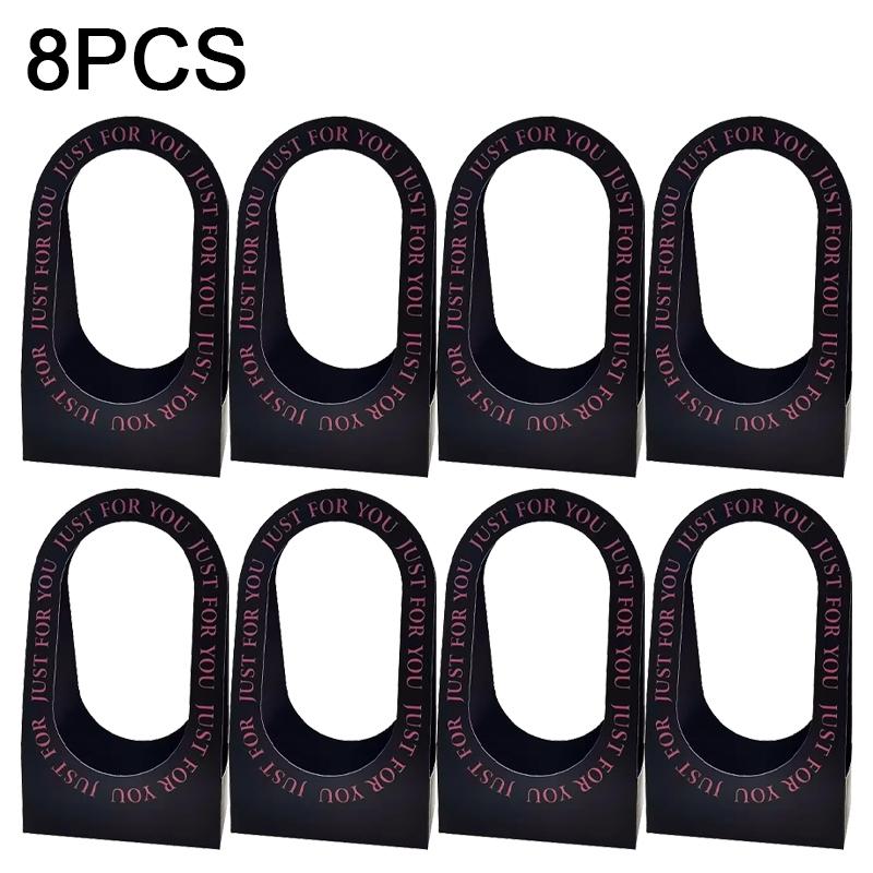 1/4/8/16PCS Foldable Carton Flower Basket Handheld Bouquet Gift Bag Valentine's Day Flower Packaging Wedding Party Decoration