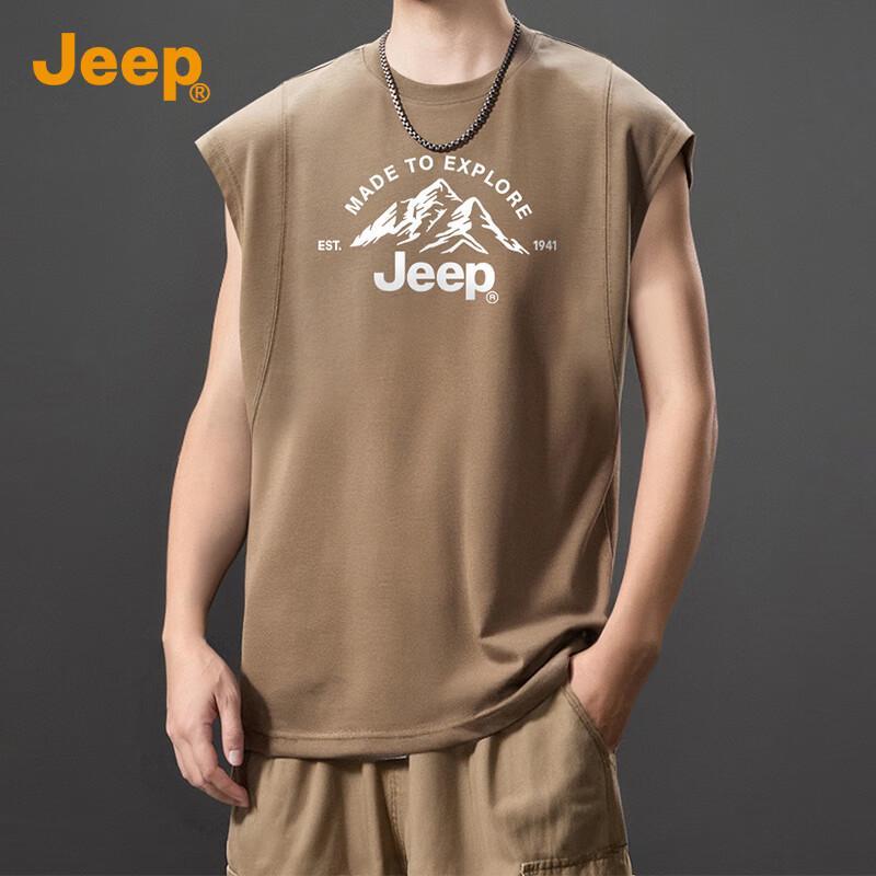 JEEP Men s Summer Casual Sleeveless Vest L