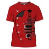 Chef Uniform Pattern T Shirt For Men Chef's Knife 3D Printed Tees Summer Harajuku Short Sleeve Loose Street Tops Sport T-shirts
