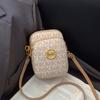 New Fashion Messenger Small Bag Retro Printed Women's Shoulder Bag Trendy Women's Breast Bag Trendy Mobile Phone Bag