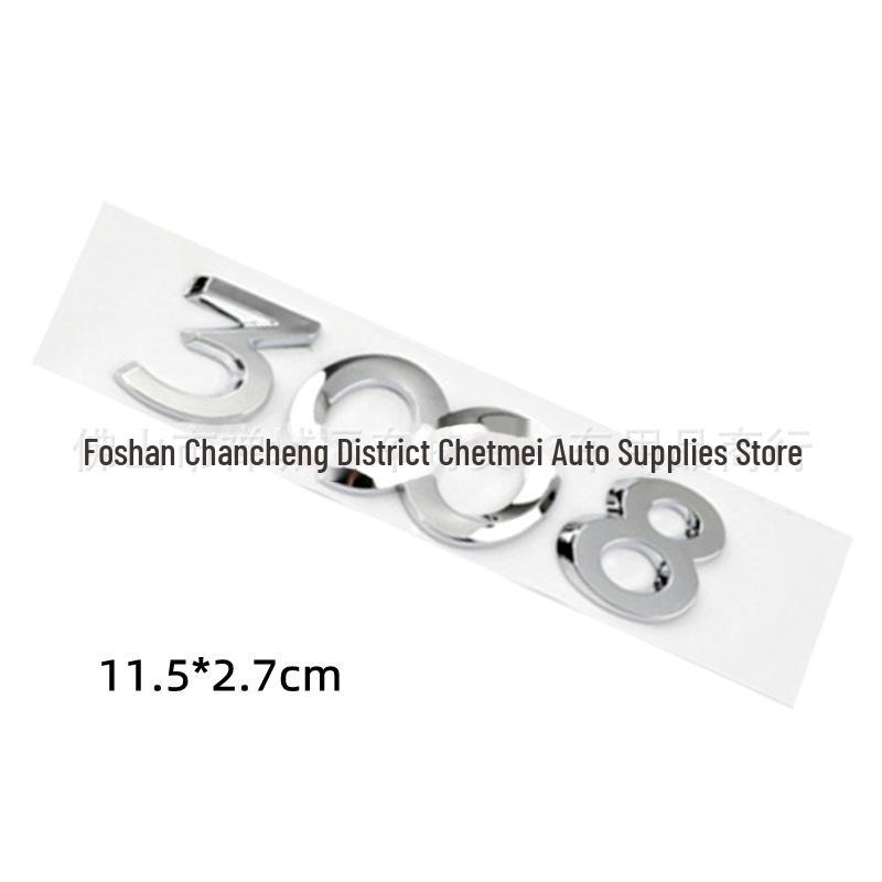 Sada samolepek na auto Peugeot pro 408, 508, 206, 207, 3D 5008, 4008.