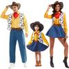 Halloween Cosplay Kostume Toy Story Woody Piger Cowboydragt Fest Performance Sæt