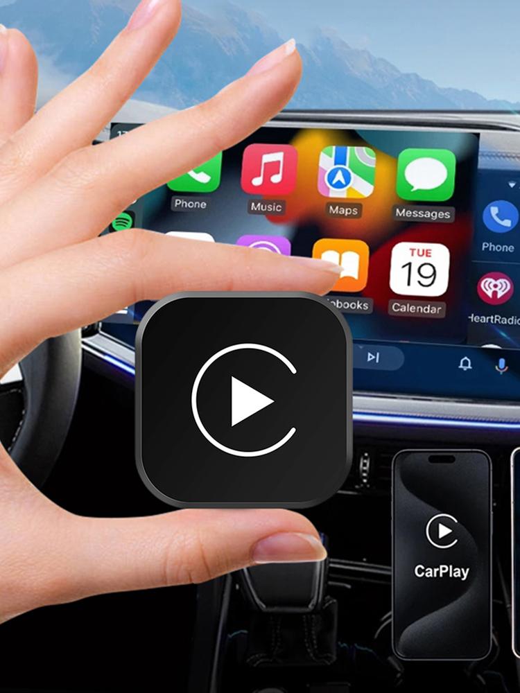 2 in 1 Wireless CarPlay Android Auto Adapter Carplay AI Box Convert Wired To Wireless Wireless CarPlay Adapter for Factory Wired