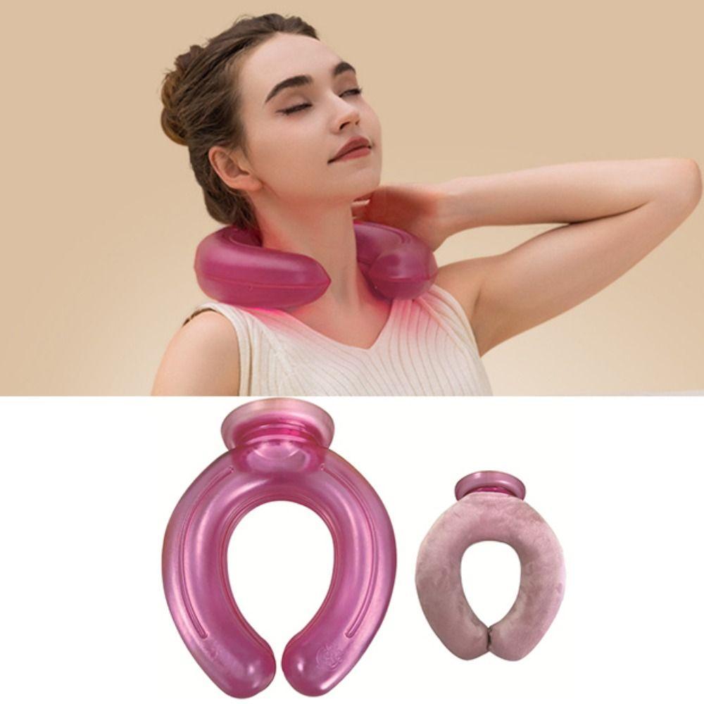 Reusable Hot-water Bag Neck Support with Cover Hot/Cold Water Pack Sports Neck Cooler Band  Outdoor