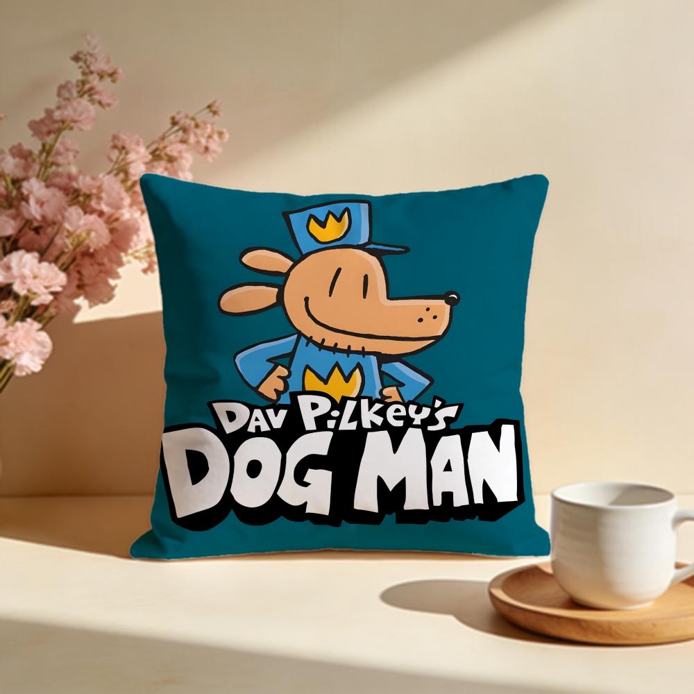 Stylish DDog Manied Cushion Cover Stylish Washable Pillow Cover Ideal for Couch Bedroom Car Decoration