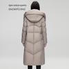 SNOWFLYING Women's Long Thickened Duck Down Jacket