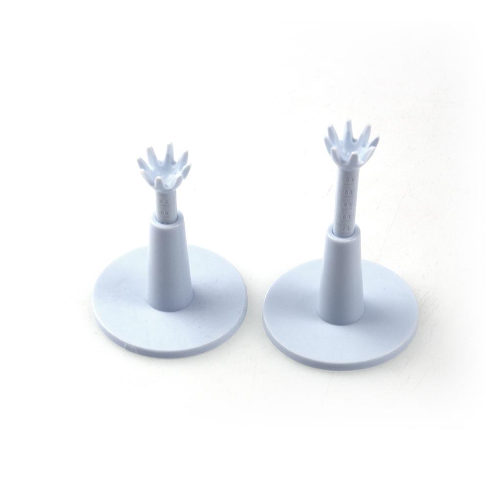 2Pcs Adjustable Golf Tees Durability and Stability Plastic Golf Tees 53mm-73mm for Indoor & Outdoor Practice